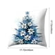 thumbnail image 3 of Uuiauoio Christmas Holiday Pillow Covers Linen Cushion Cases Santa Snowman Reindeer Pattern Decorative Throw Pillow for Sofa Bed Living Room Home Decor Festive Seasonal Accent, 3 of 6