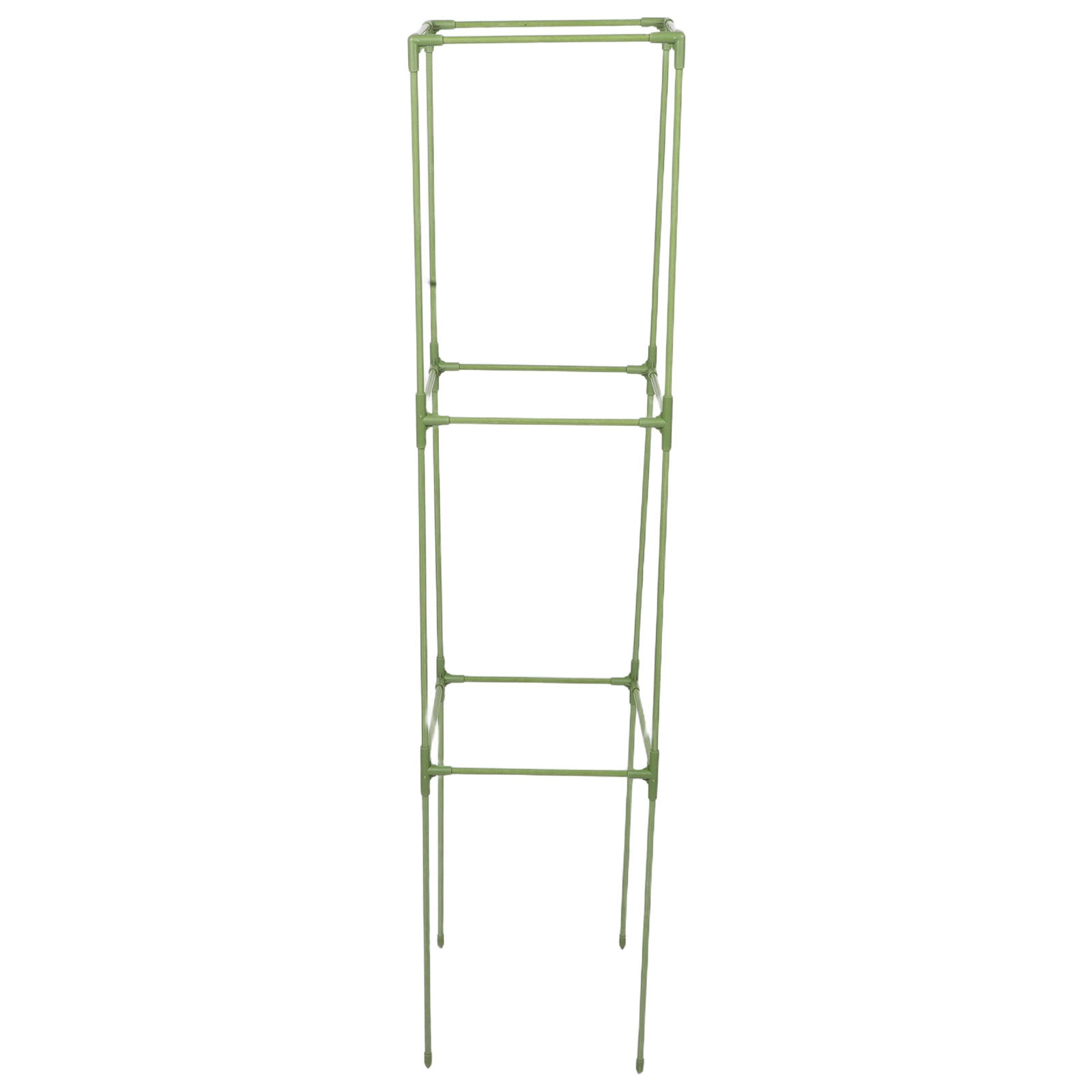 ETHZZLE Weather Resistant Green Trellis Climbing Frame Support for Tomato Cucumber Plants, Garden Plant Holder