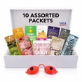 thumbnail image 1 of Sobres de loción bronceadora, paquete de 10, ES Global Brands con gafas de protección, 1 of 8