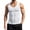 White, variant on Mens Workout Tank Tops V Neck Sleeveless Slim Fit Bodybuilding Fitness Muscle Shirts Casual Basic Summer Beach Tops White, Size XXL