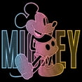 thumbnail image 2 of Boy's Mickey & Friends Mickey Neon Gradient Graphic Tee Black Medium, 2 of 5