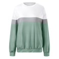 thumbnail image 4 of Women Blouses Womens Pullover Womens Crop Sweater Pattern Light Long Sleeve Shirts Women Active Long Sweater Leggings Big Sweatshirt Thick Sweatshirt plus Size Heavy Sweatshirts GN1 S, 4 of 5