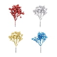 thumbnail image 3 of Fruit Cuttings Flower Christmas Tree Hanging PVC Xmas Glitter Foam Gold Powder Simulation Plant DIY Decoration Garlands, 3 of 6