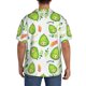 thumbnail image 3 of Balery Kawaii Avocado Camisa Casual de Manga Corta con Botones para Hombre, Texturizada, Estilo Cubano, para Playa, Verano-X-Large, 3 of 5