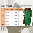 thumbnail image 4 of SHIBEVER Summer Dresses for Women Color Block T Shirt Dress Casual Midi Dress Short Sleeve Sundress with Pockets Womens Clothes Beach Dresses Ribbed, 4 of 9