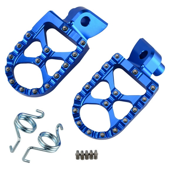 NICECNC Wide Foot Pegs Footrests For Yamaha YZ125 YZ250 1998-2021 YZ250F YZ450F WR250F WR450F 2003-2020