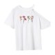 thumbnail image 4 of Camiseta básica para mujer, clásica, cómoda, cuello redondo, para senderismo, compras M, 4 of 7