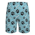 thumbnail image 6 of Naloa Cute Dog Footprints Men's Beach Shorts, Surfing shorts, Swim trunks, Quick Dry Swim Trunks for Surfing Beach Fun - Small, 6 of 9