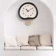 thumbnail image 5 of Non Drilling Living Room Wall Clock Swing Creative Clock Face Simple Clock, Suitable for Living Room, Study, Bedroom, Office, 5 of 5