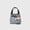 02, variant on Adorable Denim Patchwork Mini Tote Bag with Sleek Black Leather Handles Perfect for Casual Outings and Daily Essentials