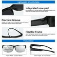 thumbnail image 5 of TINHAO Fit Over Glasses Sunglasses for Men Driving Fishing Polarized Lens 100% UV Protection, 5 of 7
