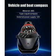 Electronic Navigation Compass Pivot Compass For Marine Marines Camping Gear With Magnetic Deflection Angle Adjustment, Used In Cars And Ships