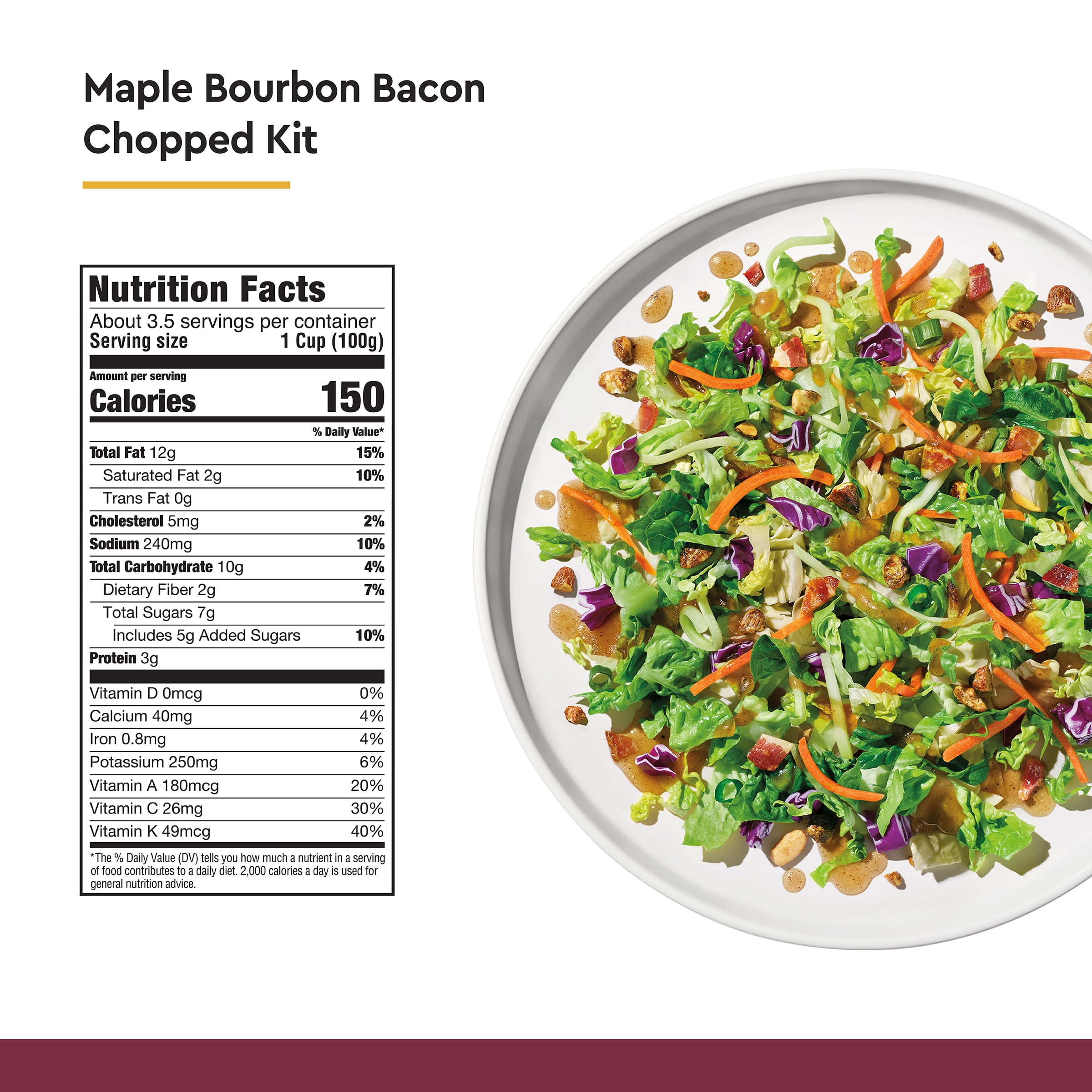 Dole Applewood Bacon Chopped Salad Kit, 12.2 oz - Foods Co.