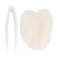 thumbnail image 3 of Baby Wooden Tooth Box Hippo Shaped Individual Holes Kids Primary Teeth Organizer with English Words, 3 of 5
