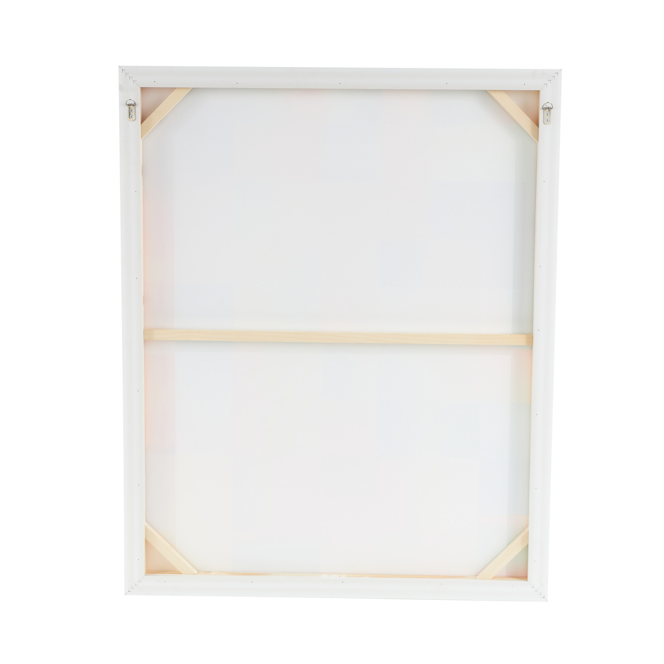 33" x 41" Ombre Square Pop Art Geometric Framed Wall Art with White Frame, by DecMode