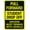 Warning Sign 1, variant on Student Drop Off Sign – 8x12 Inch RustFree Aluminum,Reflective & Weatherproof,Driver Remain with Vehicle Warning,School Safety & Traffic Control Sign