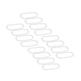 thumbnail image 4 of Metal Nail File Label Tag Key Keychain Bead Ball Chain Silver Tone 3.9 Inch Long, 4 of 5