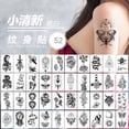 thumbnail image 3 of Pegatina De Tatuaje De Flores Para Mujeres Niña Moda Impermeable Temporal Larga Duración Falso Adhesivo, 3 of 4