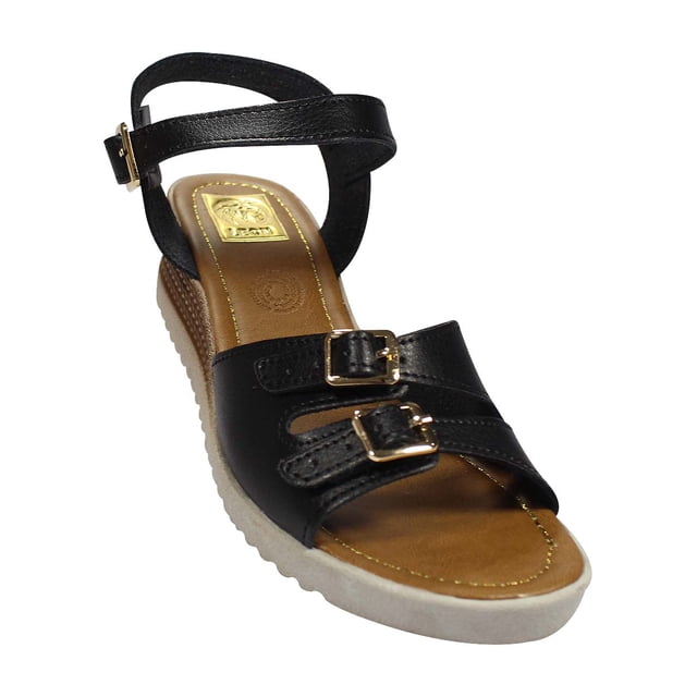 SANDALIA CASUAL LEON MUJER NEGRO SINTETICO 406 LEON 406smp