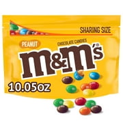 M&M's Peanut Milk Chocolate Candy Sharing Size - 10.05 oz Bag