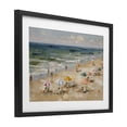thumbnail image 2 of Stupell Industries Modern Impressionist Summer Beach Day Black Framed Print Under Glass, 23 x 17, by Jacky Ngan, 2 of 8