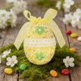 thumbnail image 6 of YingYouFu Easter Eggs Plush Toy With Bow Easter Basket Stuffers Fillers Colorful Stuffed Toys for Kids Baby Girls Boys Egg Hunt Party Favors Gifts, 6 of 6