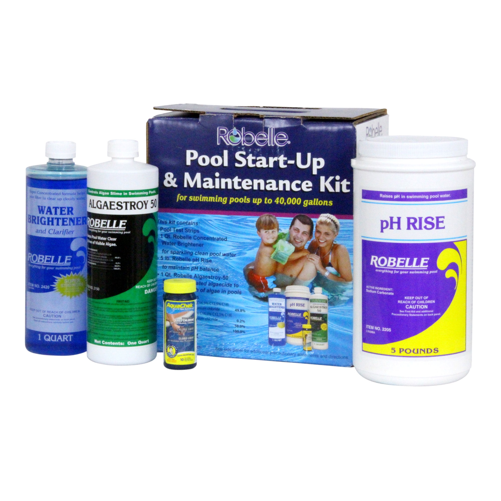 Robelle Pool StartUp and Maintenance Kit for Pools Up To 40,000