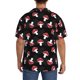 thumbnail image 3 of Balery Cartoon Mushroom Camisa Casual de Manga Corta con Botones para Hombre, Texturizada, Estilo Cubano, para Playa, Verano-Large, 3 of 5
