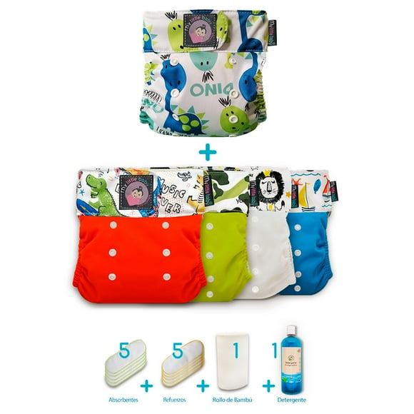 Pack 5 Pañal Ecológico My Little Baby Unitalla
