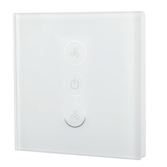 Interruptor De Ventilador De Techo Inalámbrico, Pantalla Táctil Smart Switch Switch Control De Aplicaciones Temporizador Múltiple Para Tuya Para
