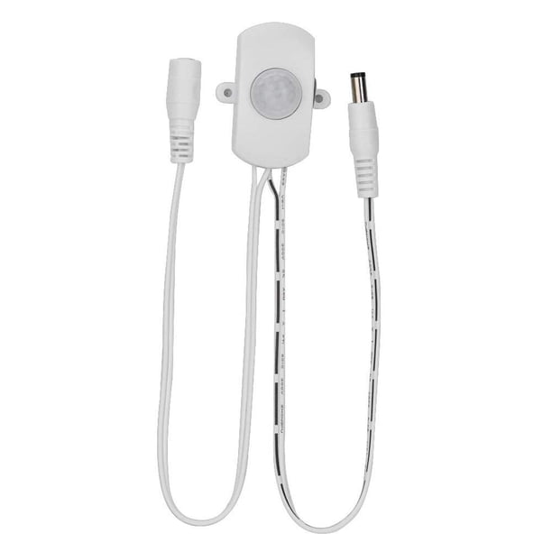 Interruptor Sensor de Movimiento Diyeeni Blanco Rango de Retardo Ajustable PIR Sensor Infrarrojo Min