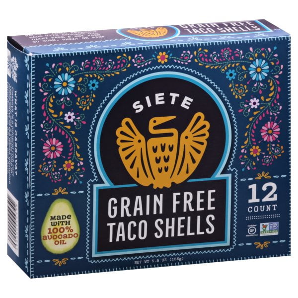 Siete Grain Free Taco Shells 12 Count