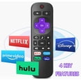 thumbnail image 4 of 2PCS Upgrade Replacement Remote for All Roku TCL TV, Compatible with TCL/Hisense/Onn/Sharp/Element/Philips/Insignia/Jvc/RCA Smart TVs(Not for Roku Stick and Box), 4 of 8