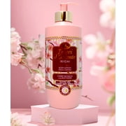 Tesori d’Oriente Ikigai Body Lotion, Daily Hydrating Moisturizer with Rice Water and Cherry Blossom Scent for All Skin Types, 13.5 FL OZ