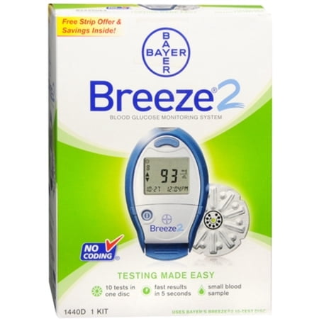 BREEZE 2 Blood Glucose Monitoring System 1440C 1 Each