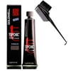 Goldwell Original TOPCHIC Cream Permanent Hair Color (w/ Sleek Premium Carbon 3-in-1 Comb & Brush) Topchick Top Chic Chick Haircolor Dye (5NN Light Brown Extra Cover Plus (2.1 oz tube))