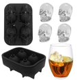 thumbnail image 2 of Molde cuadrado grande de silicona para hacer cubitos de hielo, bandeja reutilizable para congelador de bebidas, Whisky y vino, DIY, 4/6, 2 of 5