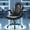grey, variant on Mayoume Computer Gaming Chair - Ergonomic PU Leather Desk Chair with Comfy Lumbar Support, Height Adjustable 360° Rolling with Flip-up Armrest, for Home and Office, Adults