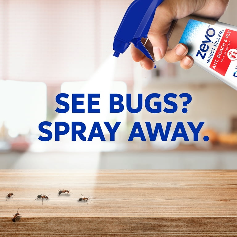 Zevo Multi Insect Killer Spray for Ants, Roaches & More 16oz Spray