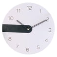 thumbnail image 1 of Circle Wall Clock Non-Ticking Arabic Numeral Battery Operated Modern 12inch Wood For Living room and me , Bedroom ,Decoration negro SM SunniMix reloj de pared silencioso, 1 of 7