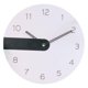 thumbnail image 1 of Reloj de pared redondo, silencioso, a pilas, con números arábigos, moderno, de 12 pulgadas. negro, 1 of 8