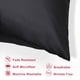 thumbnail image 3 of 2Pcs Fundas De Almohada De Microfibra Fundas De Almohada Oxford Estándar / Reina / Rey Negro 14x20 Pulgadas Unique Bargains Funda de Almohada, 3 of 6
