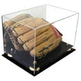 thumbnail image 4 of Versatile Deluxe Acrylic Display Case - Medium Rectangle Box with Gold Risers and Mirror 12" x 8.25" x 8" (A004-GR), 4 of 10