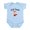 Sky Blue, variant on CafePress - Little Cousin Fox Body Suit - Baby Light Bodysuit, Size Newborn - 24 Months