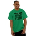 thumbnail image 4 of Mechanic Cant Fix Stupid Rude Honest Men's Big & Tall Crewneck Graphic Tee Brisco Brands 3X, 4 of 5