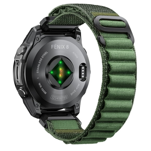 Correa de reloj NotoCity Alpine Loop de nailon de 22 mm para Garmin de 47 mm