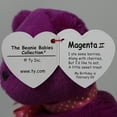 thumbnail image 5 of Ty Beanie Baby MAGENTA II Collectible Teddy Bear Plush, Purple, 8 inch, 5 of 6