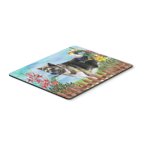 American Akita Spring Mouse Pad Hot Pad or Trivet