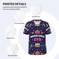 thumbnail image 3 of KLL Happy Mardi Gras for Men's Baseball Shirts,Short Sleeve Casual Shirts Button Down Shirt for Men Beach Summer Wedding Shirt-X-Large, 3 of 7