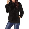 thumbnail image 4 of Damen Sherpa Pull Molletonné Sweat à Capuche Surdimensionné, 4 of 7